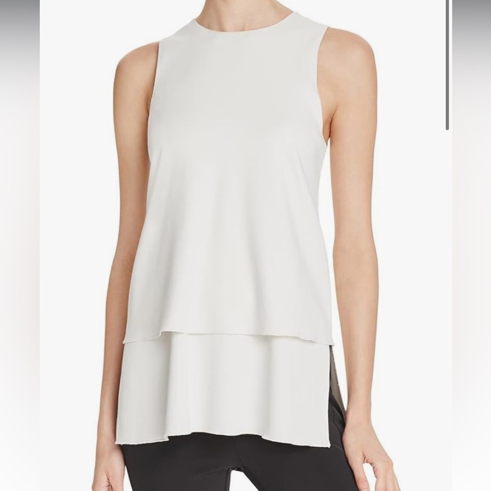 Theory - Anastaza B Bergen Sleeveless Tiered Blouse